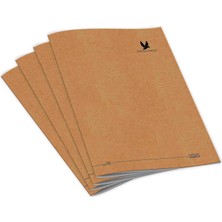 Mena Rise Journal 4’lü Tel Dikişli Defter Seti – Kapak, Hafif Holme Kağıt, A6 – Toplam 288 Sayfa