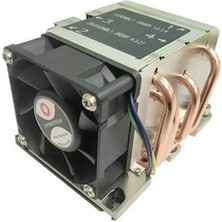 Mena Rise Dynatron A 2637 Intel Cpu Soğutucu 2u B5 LGA3647DAR 56X95MM Alüminyum Soğutucu Isı Borusu Aktif PWMUNDBISZU205WTDP
