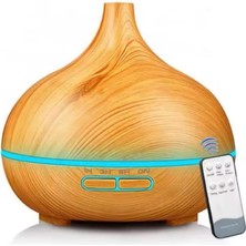 Mena Rise Kumandalı Oda Nemlendirici, Difüzör Buhar Ultrasonik Hava Nemlendirici, Aromatik Oda Kokusu 7 Renk LED Işıklı, 550 ml