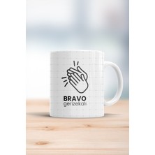 Bravo Espirili Baskılı Kupa Bardak