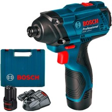 Mena Rise Professional Gdr 120-LI Akülü Darbeli Somun Sıkma (12 Volt, 2 x 2,0 Ah Akü, Şarj Cihazı, Plastik Çanta, 100 Nm Maks. Tork, 1/4" Altıgen Uç Girişi)