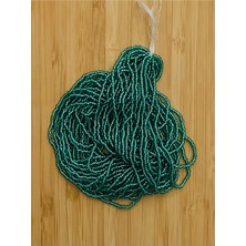 öztürk Renk: Küf Yeşili. Kum Boncuk Çekoslovakya, Adana, Hapishane Işi, Iğne Oyası Boncuğu 12DIZI.