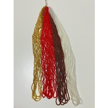 öztürk 23 Dizi. Renkli. Kum Boncuk Çekoslovakya, Adana, Hapishane Işi, Iğne Oyası ve Işleme Boncuğu