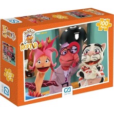 Mena Rise Games Reptır Lisanslı 100 Parça 34X24CM Çocuk Puzzle Yapboz Serisi