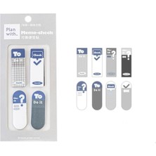 Mena Rise Gölge Notlar -Check Yapışkan Not Seti