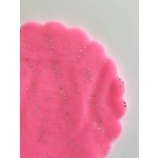 öztürk Pullu Tül 24CM Süsleme Hediyelik Tül 97 Adet. Pembe.