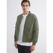 Lc Waikiki Yeni Sezon Rahat Kalıp Kolej Yaka Erkek Bomber Mont