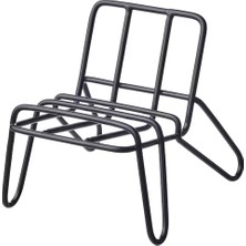 Mena Rise Ikea Alaşımlı Çelik Krubbet Cep Telefonu Tutucu, Siyah