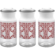 Mena Rise 3 Prç Orta Beyaz/kirmizi