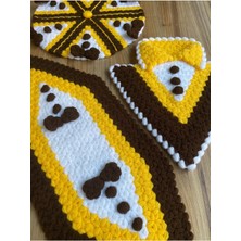 öztürk Çeyizlik ve Banyo Lif Takımı 3'lü Set.