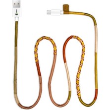 Mena Rise Handmade Breeze Micro Şarj ve Data Kablosu, 100 cm