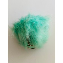 öztürk Ponpon Anahtarlık Yarı Çapı: 10 cm 1 Adet. Renk: Su Yeşili.