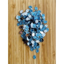 öztürk Oya, Havlu, Çeyizlik, Abiye Taş Görünümlü Kayık Plastik Pul. 25GR. Tahmini 265 Ad. Ebat: 8X12MM.