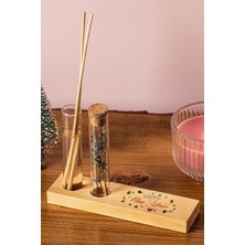 Mena Rise Yılbaşı Tasarımlı Dekoratif Set - Bambu Oda Kokusu Şişesi