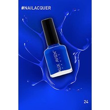 Mena Rise Alıx Avıen Koyu Mavi Oje 24 - Yüksek Pigmentli Uzun Süreli Kalıcılık Hızlı Kuruma - Nail Lacquer 24