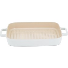 Mena Rise Fika Dikdörtgen Aluminyum Grill Tava 28 cm