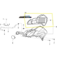 Qj ATR125 Hava Filtresi Içi