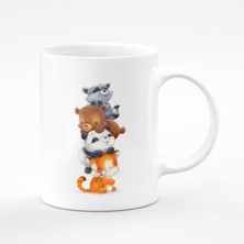 Fprever Friends Minik Yavrular Baskılı Kupa Bardak