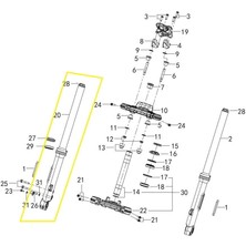Jawa Kove 510F Ön Amortisör Sağ