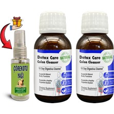Detox Care 2 Adet Sindirim Sisteminize 15 Günlük Pratik Şurup Formülü + Çörek Otu Masaj Yağı