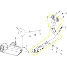 Kove 800X Egzoz Boğazı