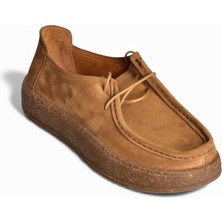 Fox Shoes V944092701 Taba Hakiki Deri Nubuk Günlük Ayakkabı