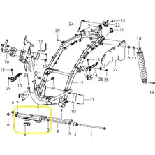 Qj VPS125/LTM125 Motor Askı Braketi