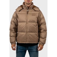 Tommy Jeans Relaxed Fit Çıkarılabilir Kapüşonlu Su Itici Şişme Mont Erkek Mont DM0DM22036 Afe