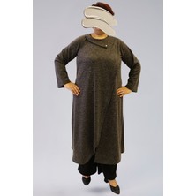 Maksen Tekstil Mevsimlik Giy Çık Kap - Ecrin Kumaş Şık Giy Çık Kap Ferace