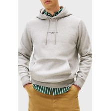 Tommy Hilfiger Pamuklu Regular Fit Logolu Kapüşon Yaka Sweat Erkek Sweat MW0MW32673 P01