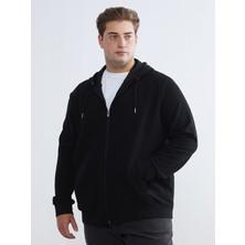 Lc Waikiki Yeni Sezon Standart Kalıp Kapüşonlu Erkek Fermuarlı Sweatshirt