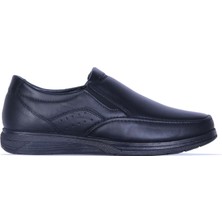 Berenni E-796 Siyah %100 Deri Erkek Casual Ayakkabı