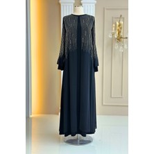 Amine Hüma Deren Abiye Elbise Siyah