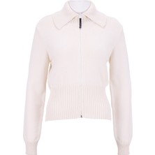 Discovery Expedition D5WL-HRK3550 Bej Standart Düz Kadın Hırka