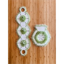 öztürk Çeyizlik ve Banyo Lif Takımı 2'li Set.