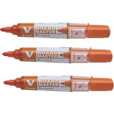 Pilot Pılot V Board Master - Turuncu ( Üç Adet )