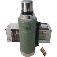 Paslanmaz Çelik 2,2 Litre Termos 48 Saat Sıcak ve Soğuk Tutabilen Kamp Piknik Seyahette Termos