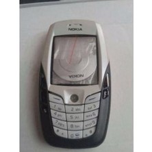 OEM Nokia 6600 Telefon Kapağı (Beyaz-Bej)