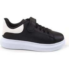 Moda Ayakkabı 160 Beyaz-Syh Erkek Çocuk Spor Ayakkabı