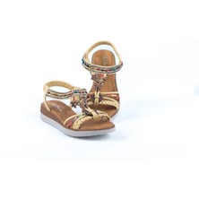 Ayakkabımood S.p 361 Ortopedik Taban Bayan Sandalet Ayakkabı