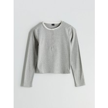 Lc Waikiki Yeni Sezon Bisiklet Yaka Genç Kız Tişört