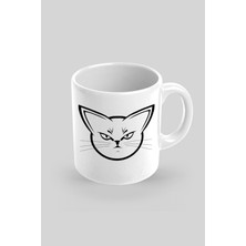 Kedi Baskılı Kupa Bardak