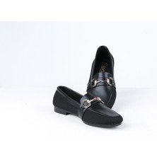 Ayakkabımood Taş Tokalı  Günlük Kadın Babet Ayakkabı