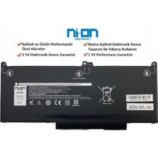 Nion Dell Uyumlu Latitude 5300,LATITUDE E5300  Notebook Batarya - Pil