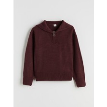 Lc Waikiki Yeni Sezon Polo Yaka Kız Çocuk Kazak