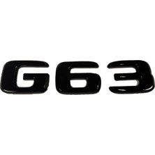 Bimbo Mercedes G63 Parlak Siyah Abs 3m 3D Bagaj Yazısı