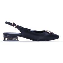 Moda Ayakkabı 854 Syh-Krem Arkası Açık Kadın Günlük Babet Ayakkabı