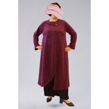 Maksen Tekstil Mevsimlik Giy Çık Kap - Ecrin Kumaş Şık Giy Çık Kap Ferace