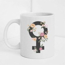 Kadınlar Gününe Özel Baskılı Kupa