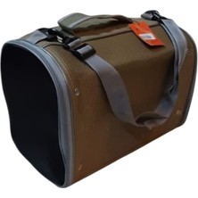 La Vista Yırtılmaz Fileli Flybag Kedi, Küçük Köpek Taşıma Çantası Bej 35-25-50CM
